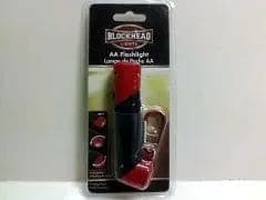 Flashlight with biner blockhead swivel joint and magnetic base ACCCOR