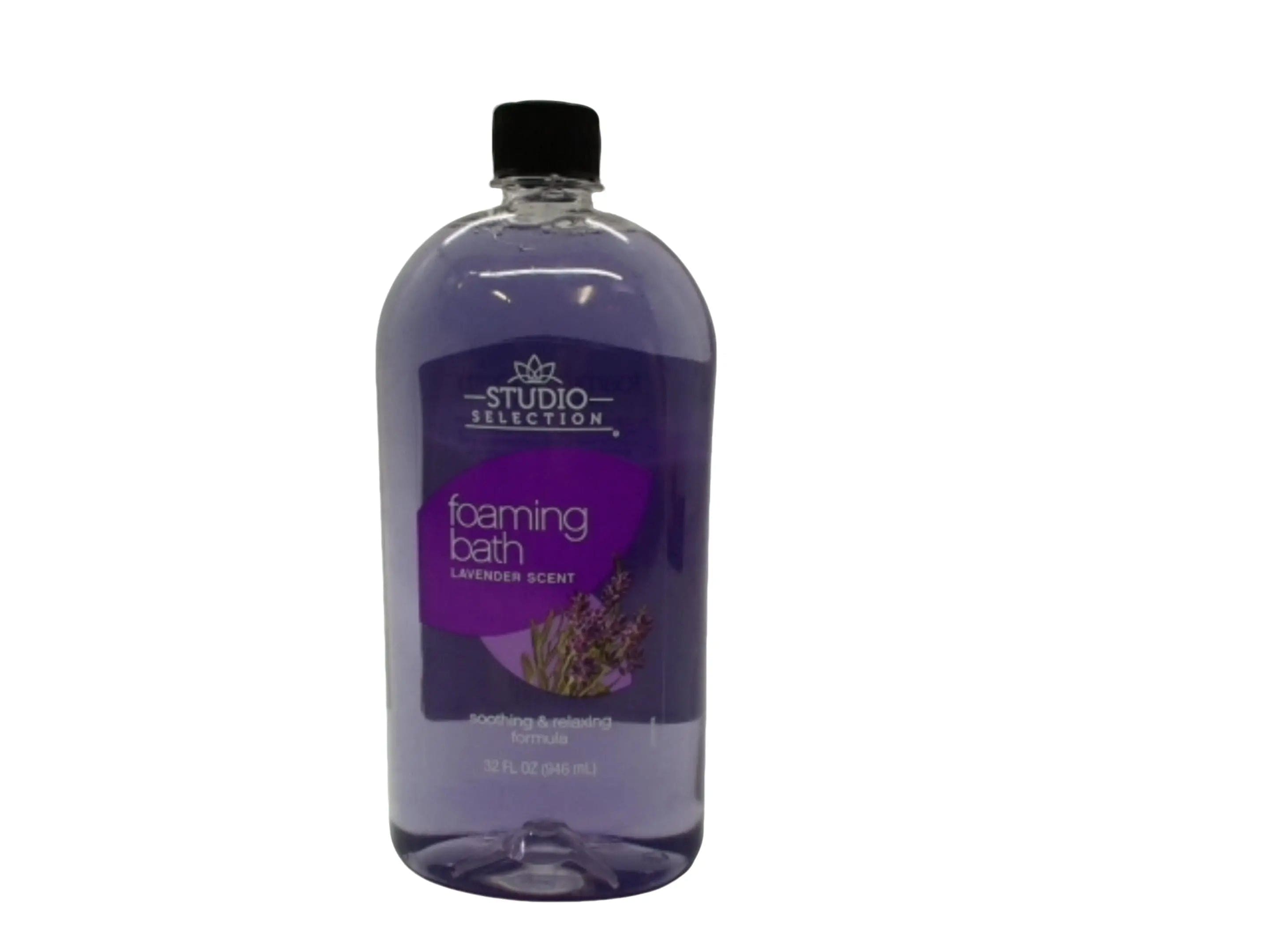 Foaming Bath Lavender Scent 946mL Studio Selection KWDC