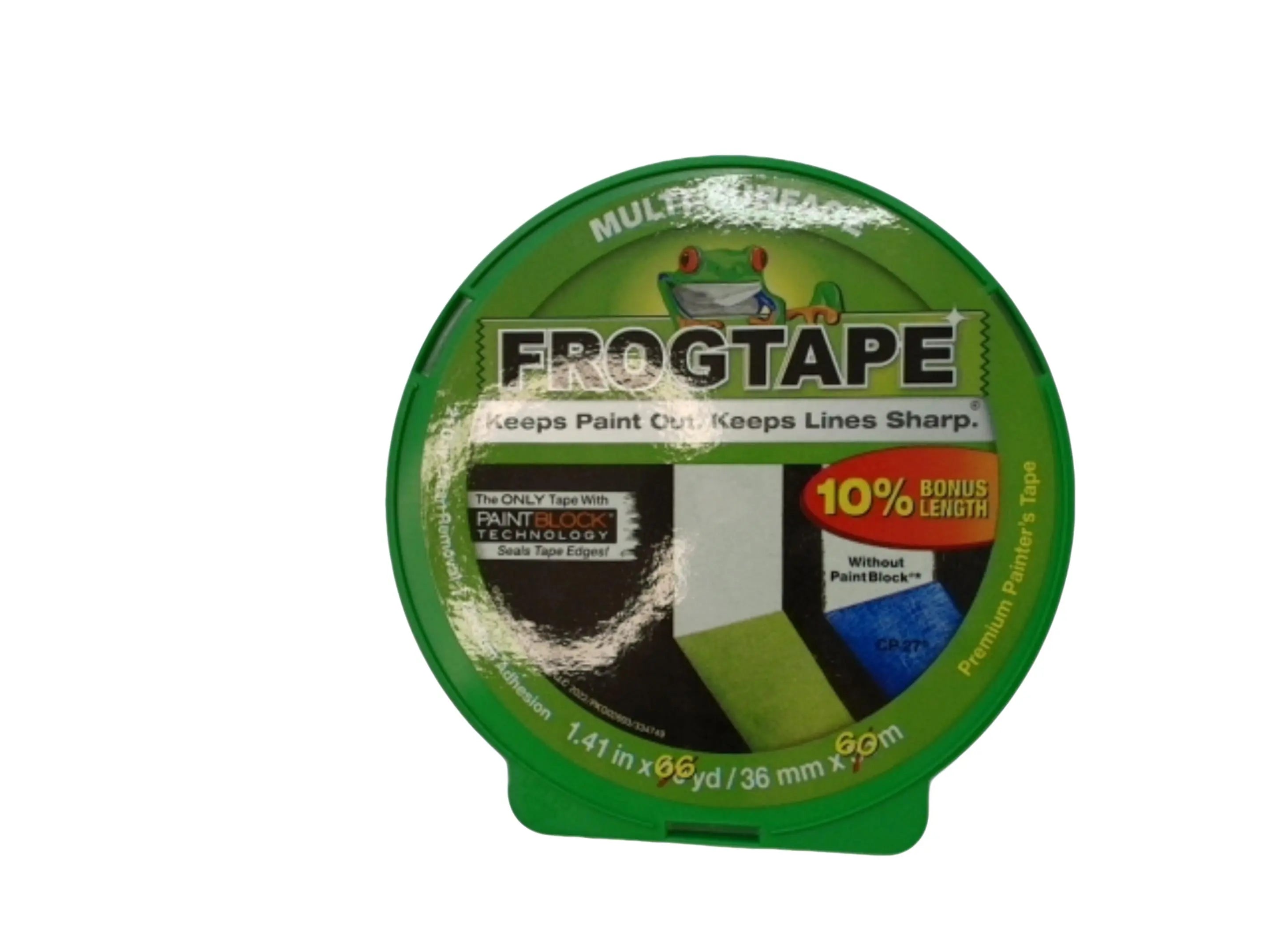 Frogtape Painter's Tape 1.4" X 66yd. Multi Surface Medium Adhesion KWDC