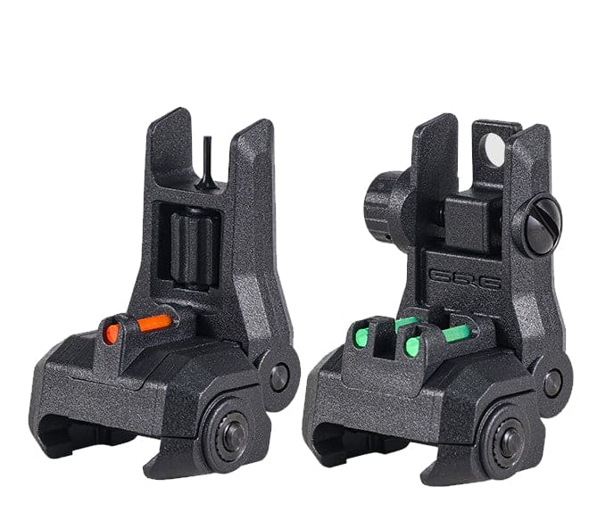 G&G Flip-Up Fibre Sights Black - Brantford Surplus