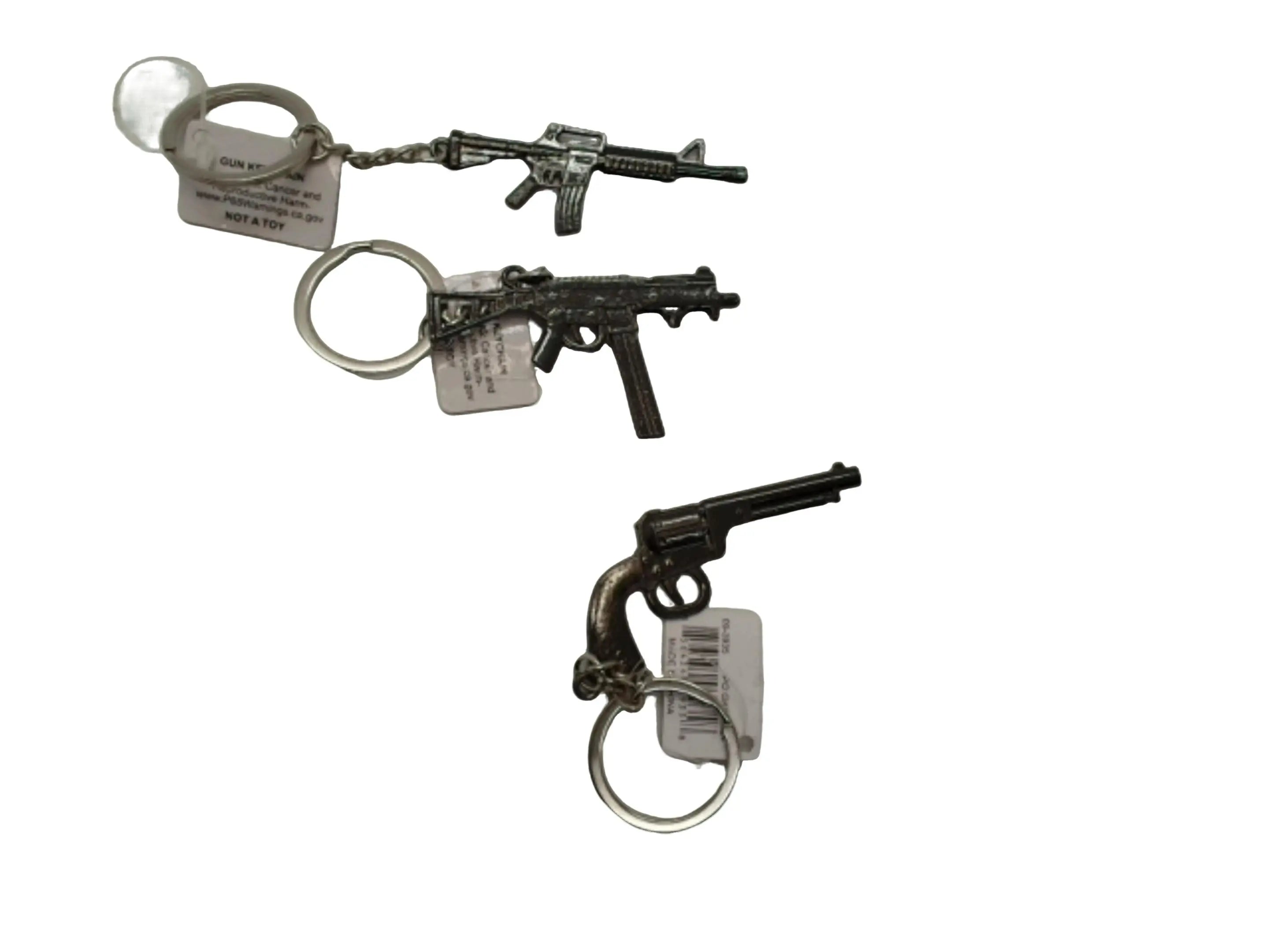 Gun Keychain Assorted KWDC