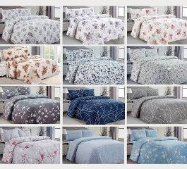 9500 double 4-piece microfibre sheet set
