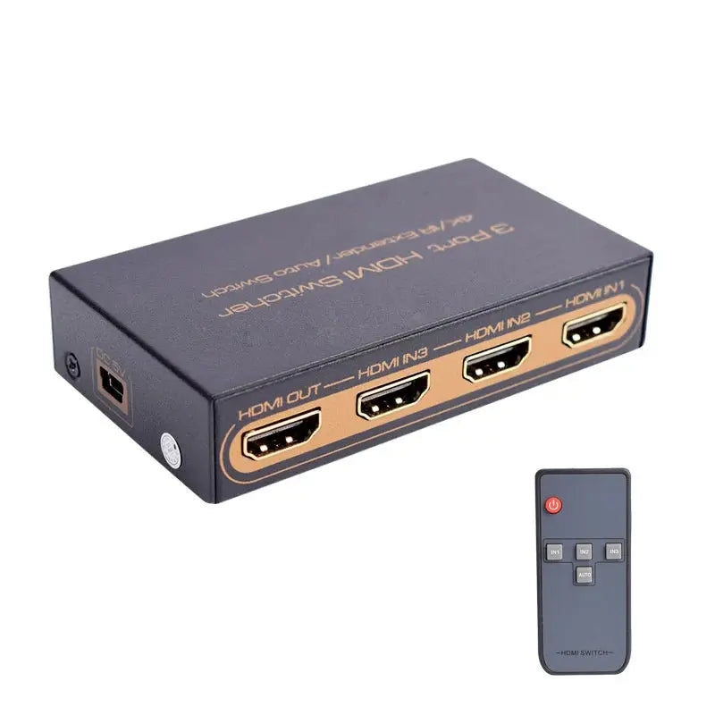 HDMI 4K SWITCHER 3 IN 1 OUT WITH REMOTE AAELEC