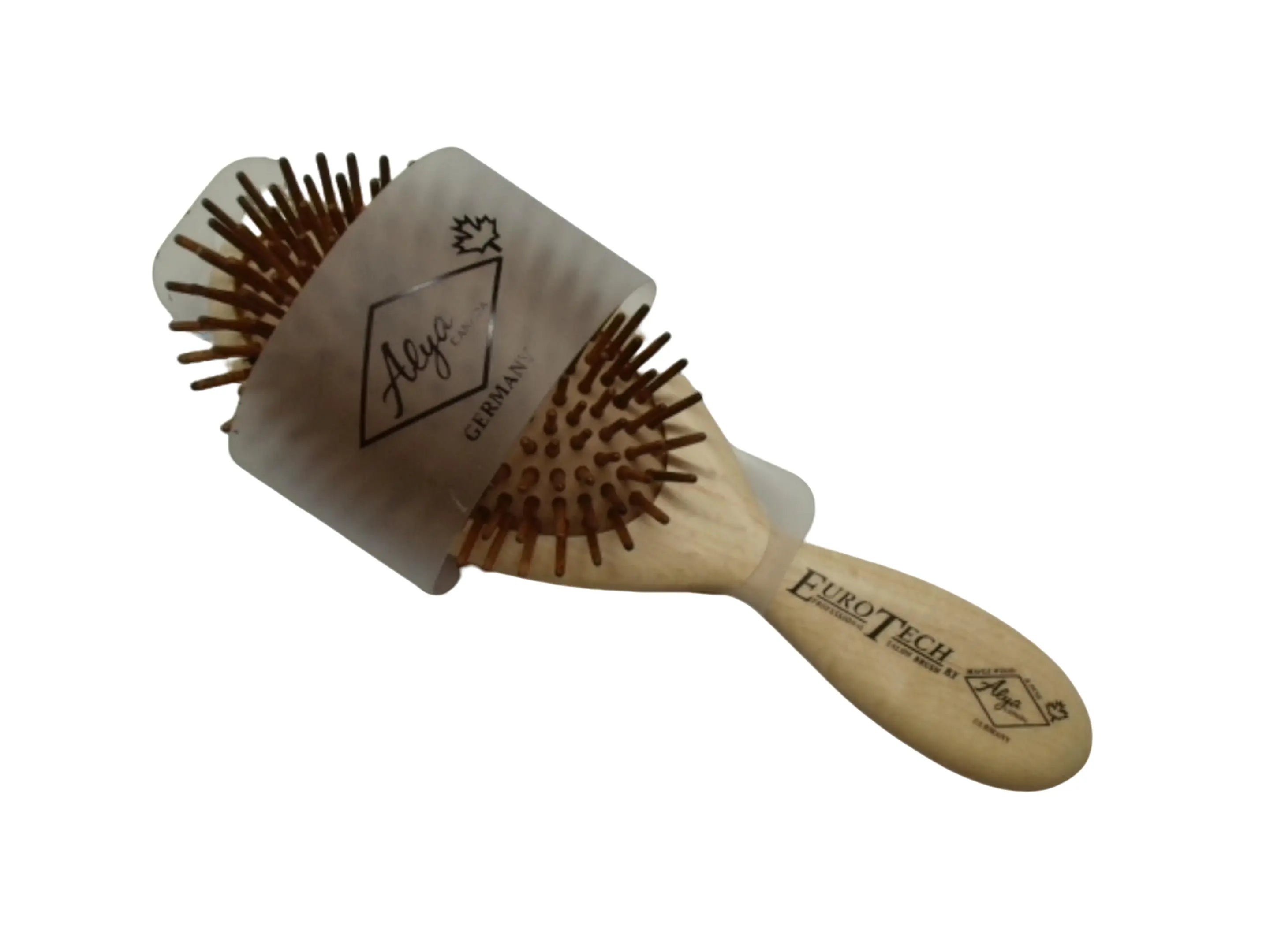 Hairbrush Light Wood Handle Euro Tech KWDC