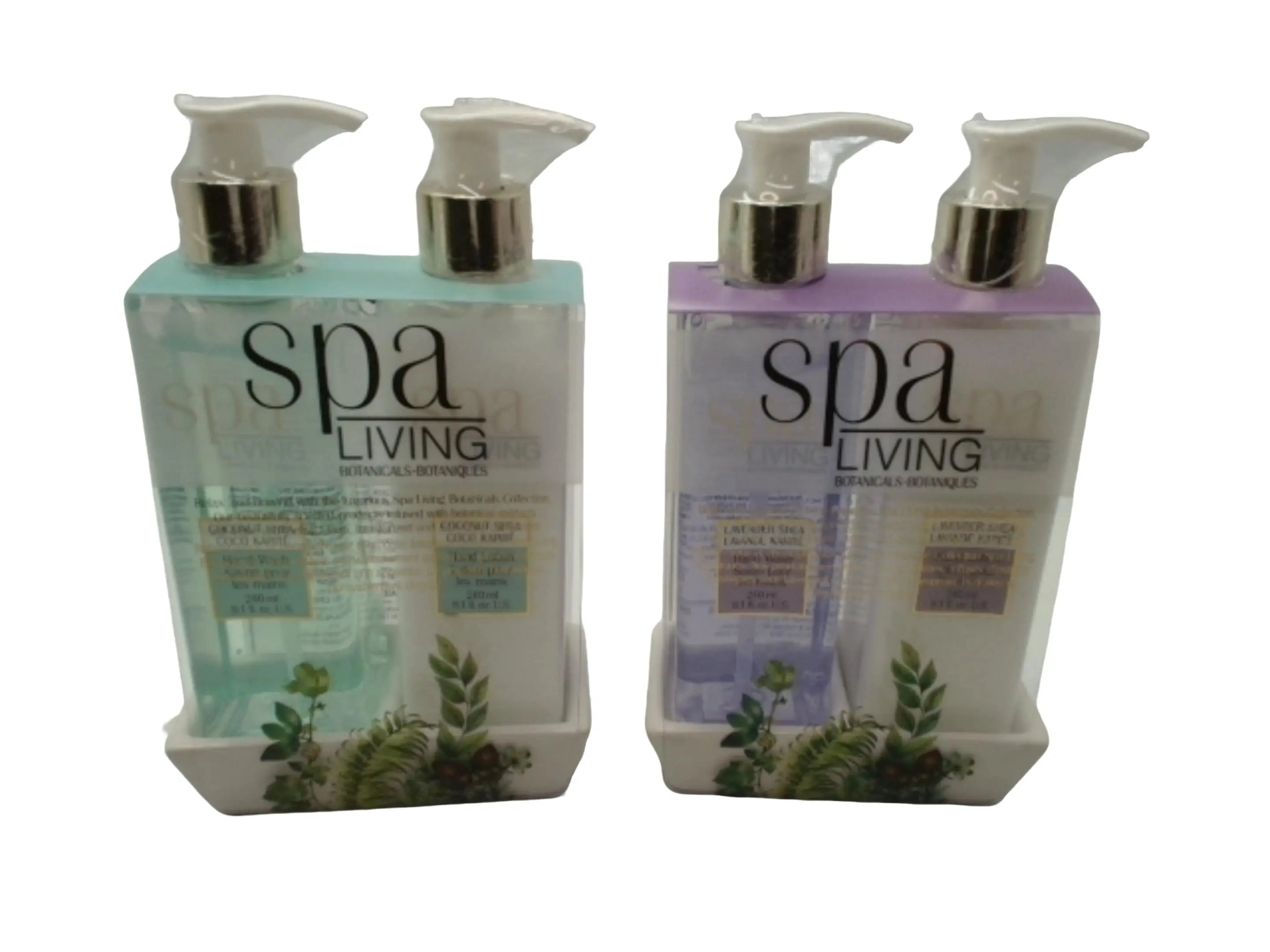 Hand Soap & Lotion 240mL 2pc. Set Spa Living Assorted KWDC