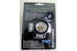 Headlamp 7 led 3 aaa batteries included CHAMAN