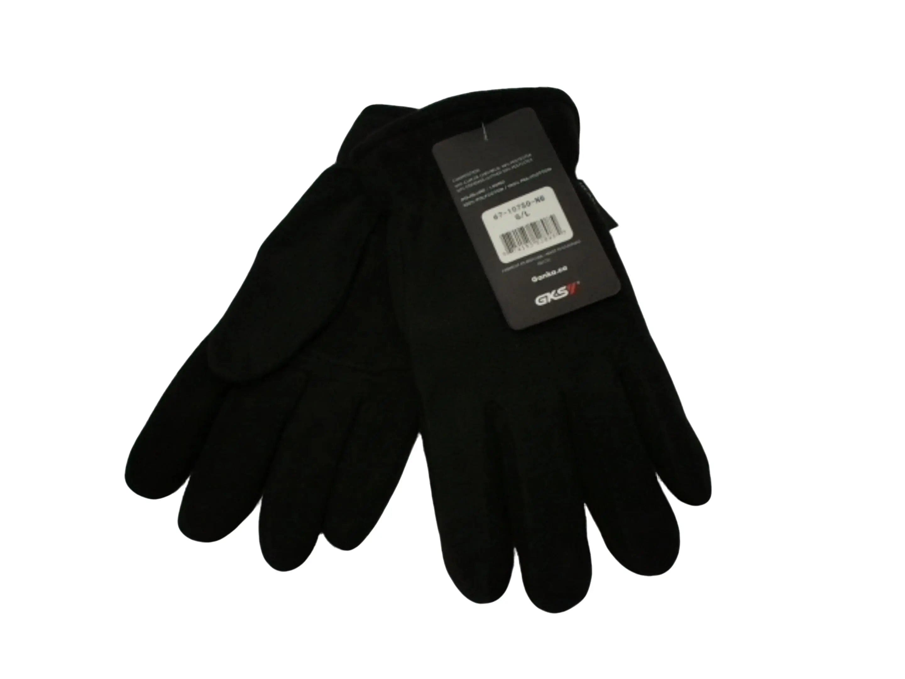 Heatlok Lined Gloves Large Black Deerskin Leather & Polyester KWDC