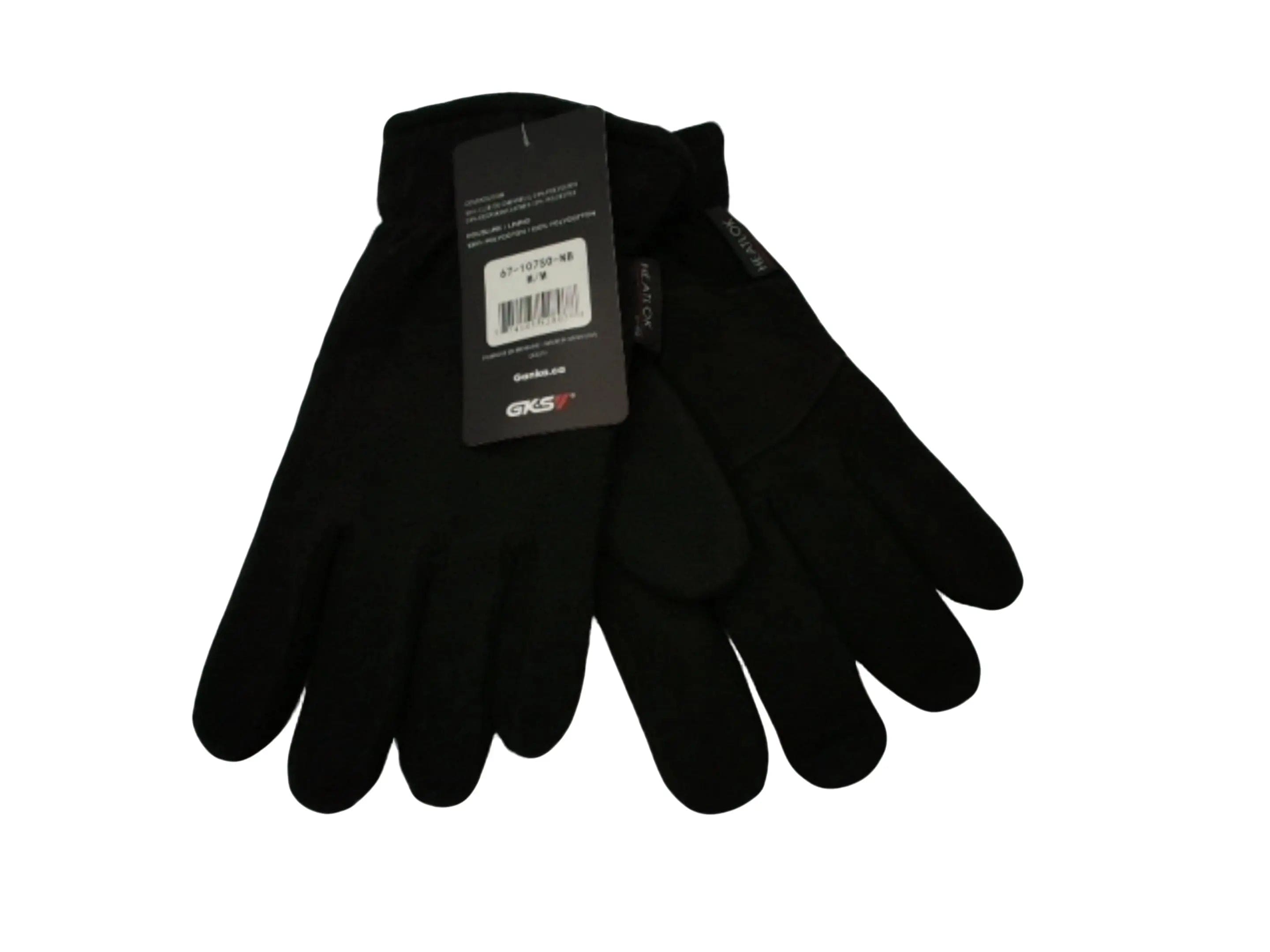 Heatlok Lined Gloves Medium Black Deerskin Leather & Polyester KWDC