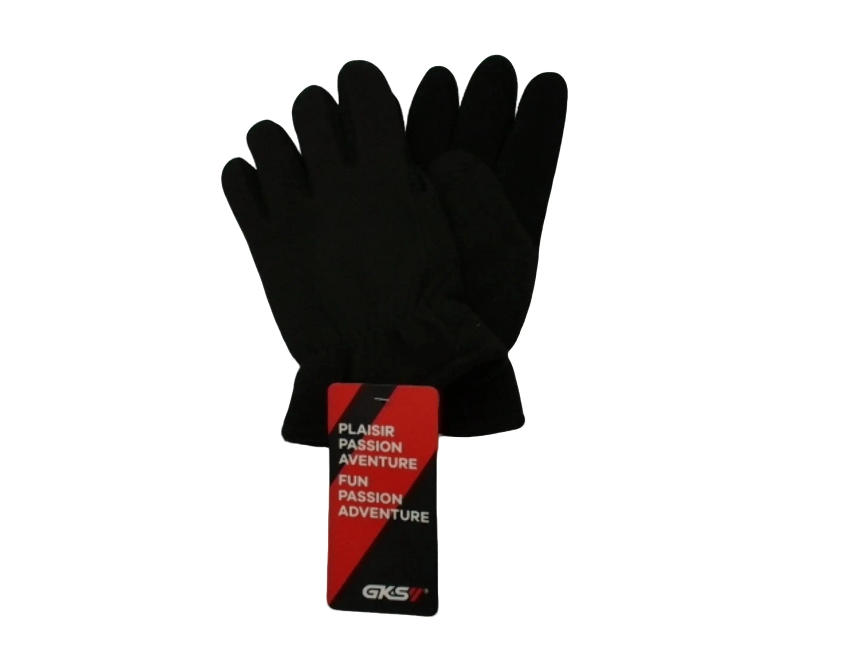 Heatlok Lined Gloves Small Black Deerskin Leather & Polyester KWDC