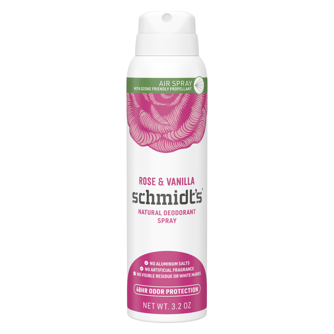 Schmidt's Natural Deodorant Spray Rose and Vanilla 91g