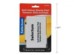 INK STAMP PAD, BLACK INK COLOR LINPRO