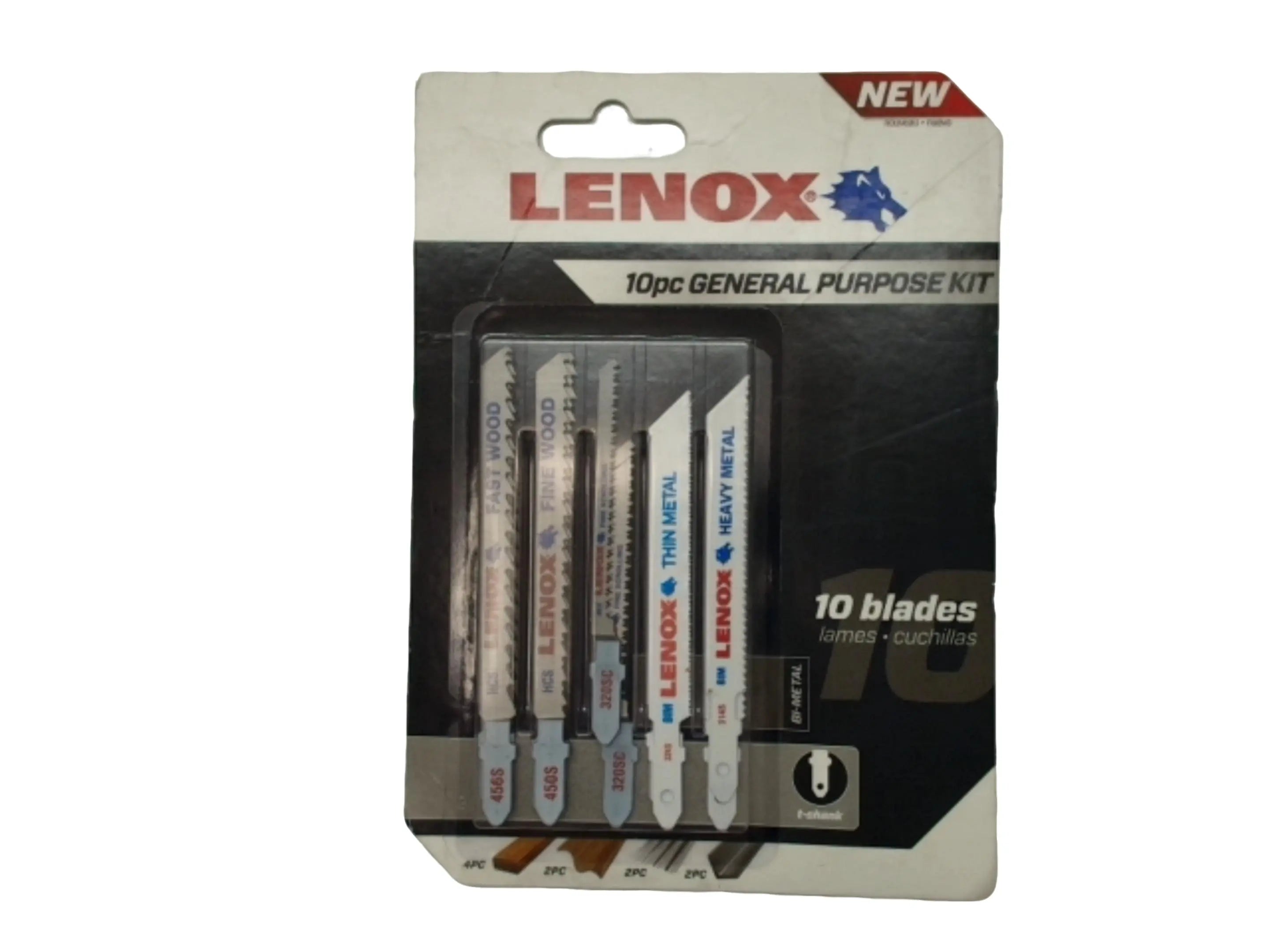 Jig Saw Blades 10pk. Bi-Metal T-Shank General Purpose Lenox KWDC