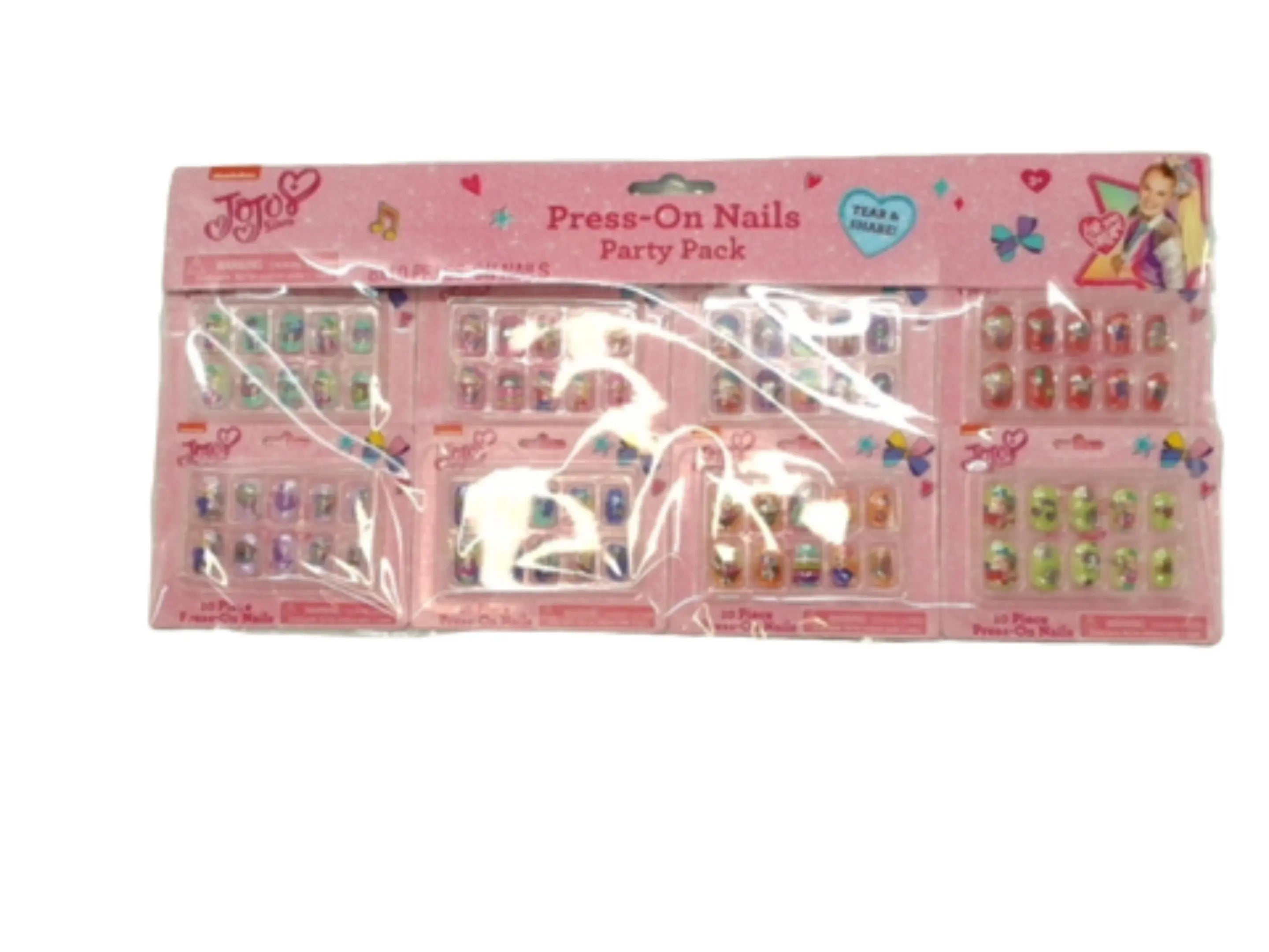 Jojo Siwa Press-on Nails 8 X 10 Party Pack KWDC