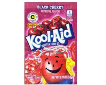 Kool Aid Envelopes Black Cherry 4x48/3.9 g - Brantford Surplus