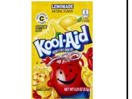 Kool Aid Envelopes Lemonade 4x48/3.9 g - Brantford Surplus