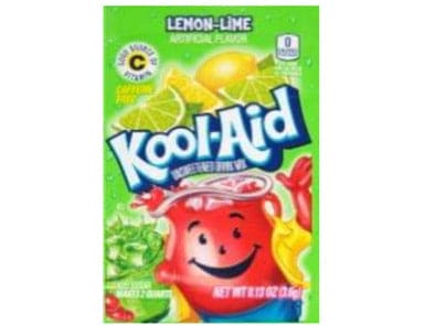 Kool Aid Envelopes Lemon Lime 4x48/3.9 g - Brantford Surplus