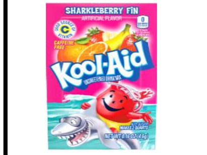 Kool Aid Envelopes Sharkleberry Fin 4x48/3.9 g - Brantford Surplus