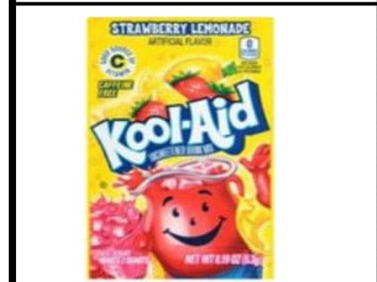 Kool Aid Envelopes Strawberry Lemonade  #01670 4x48/3.9 g - Brantford Surplus