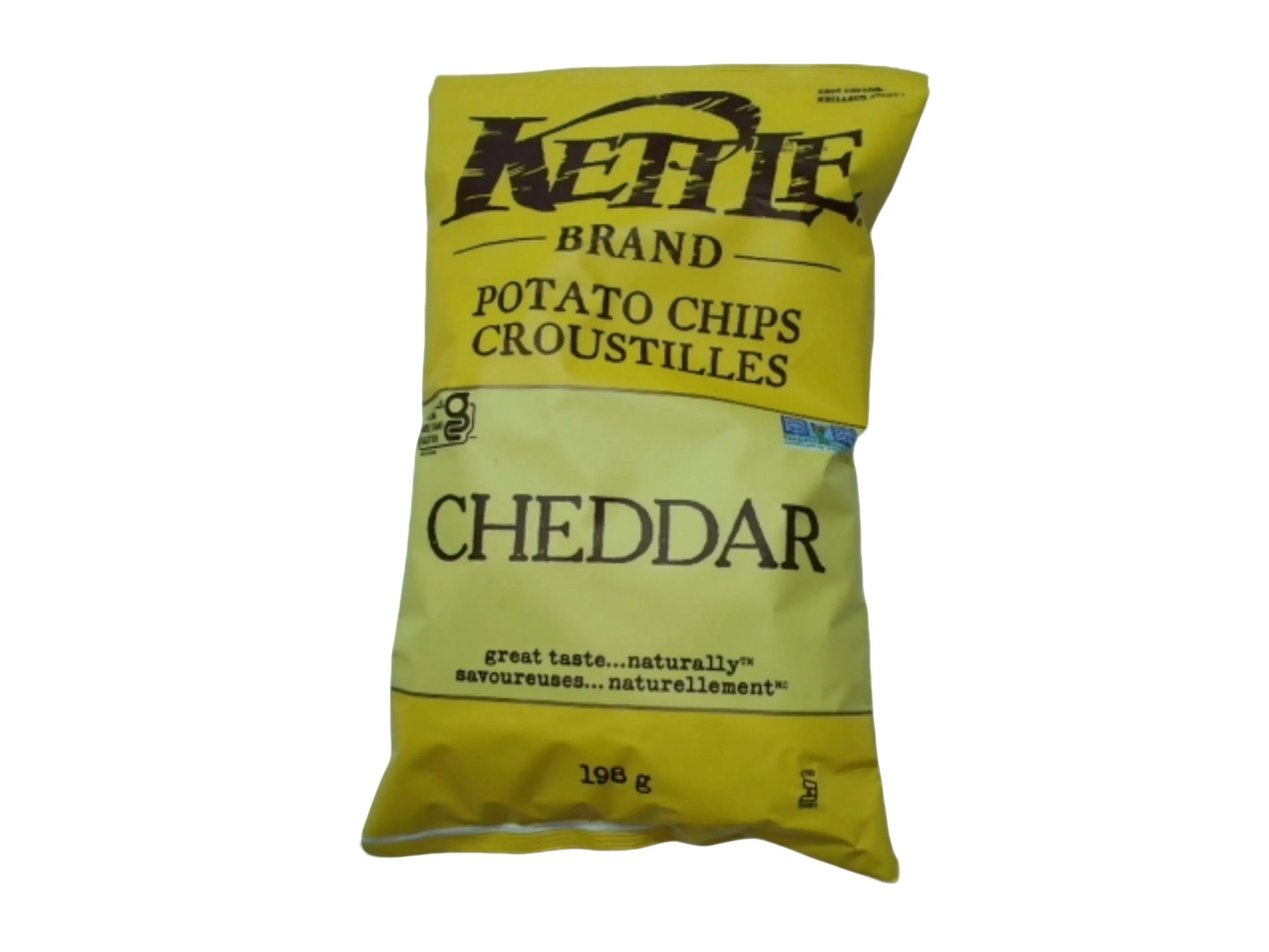 Kettle Chips Cheddar 198g. KWDC