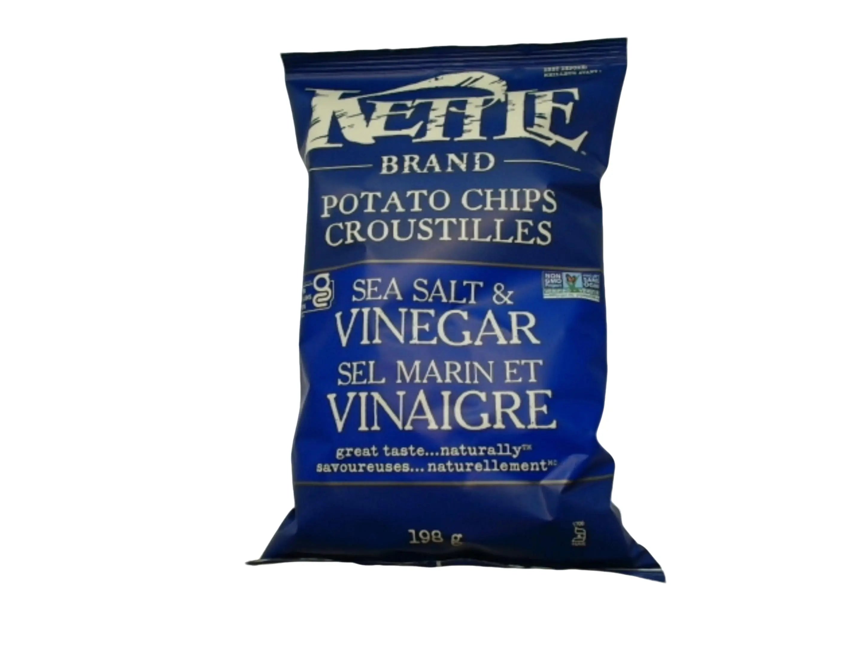 Kettle Chips Sea Salt & Vinegar 198g. KWDC