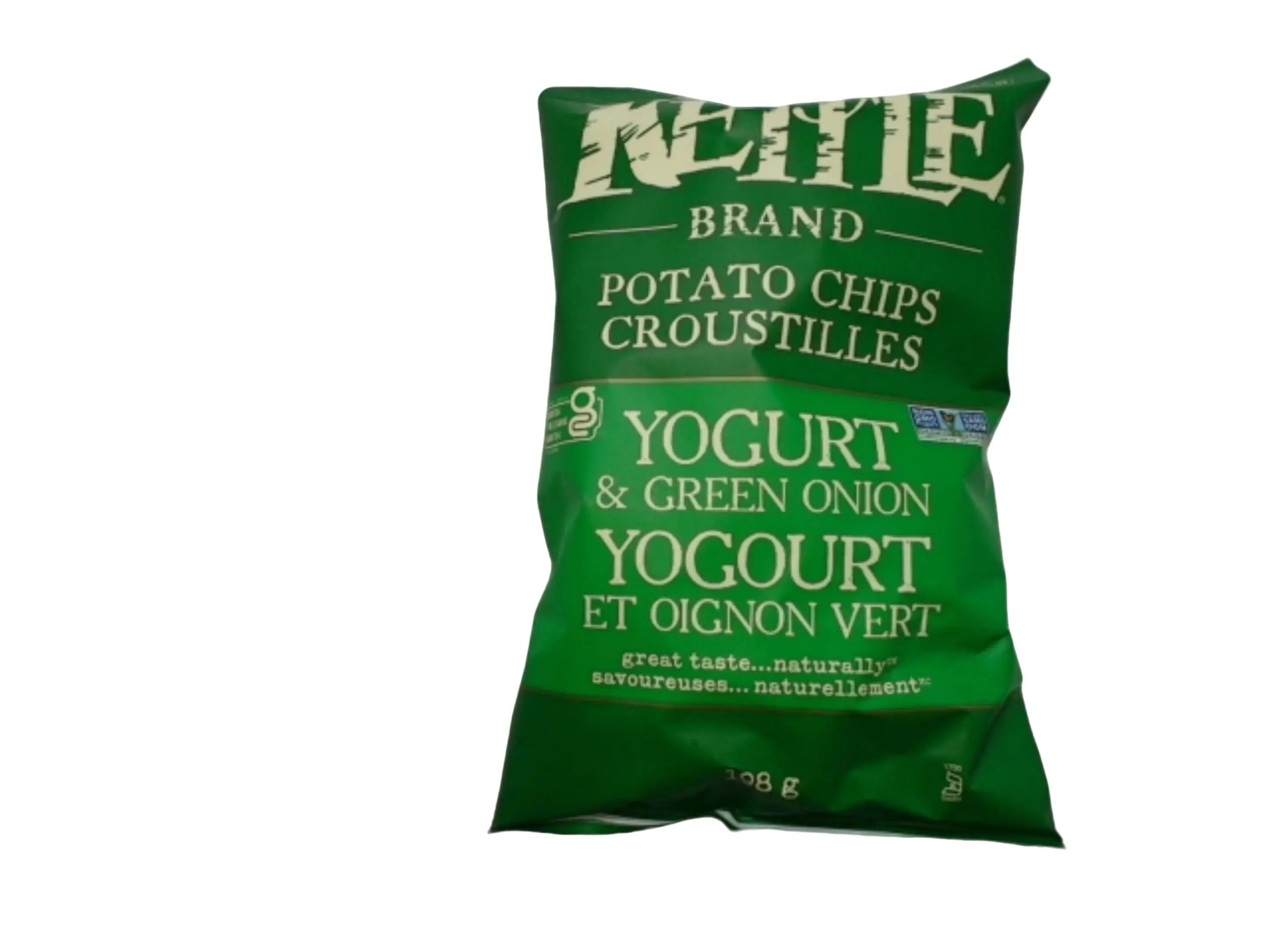 Kettle Chips Yogurt & Green Onion 198g. KWDC