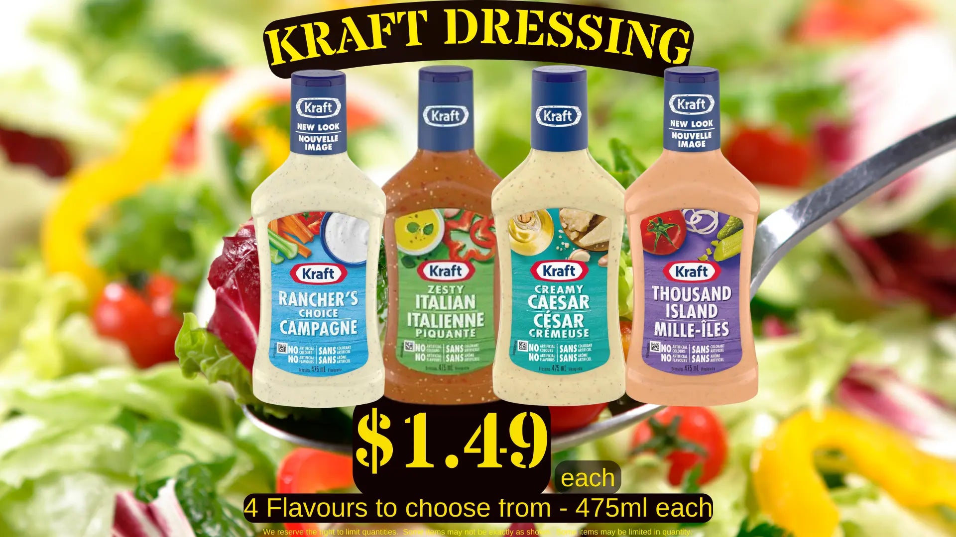 Kraft Salad Dessing KWDC