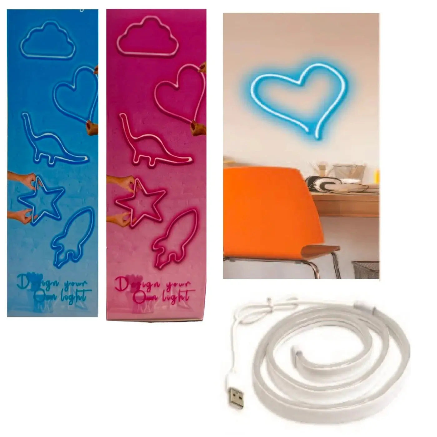 LED Neon Kit Pink Battery Powered Prime Deals International LTD.