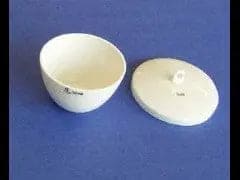 CRUCIBLE, PORCELAIN LOW FORM W/LID -30ML) AJAXSC