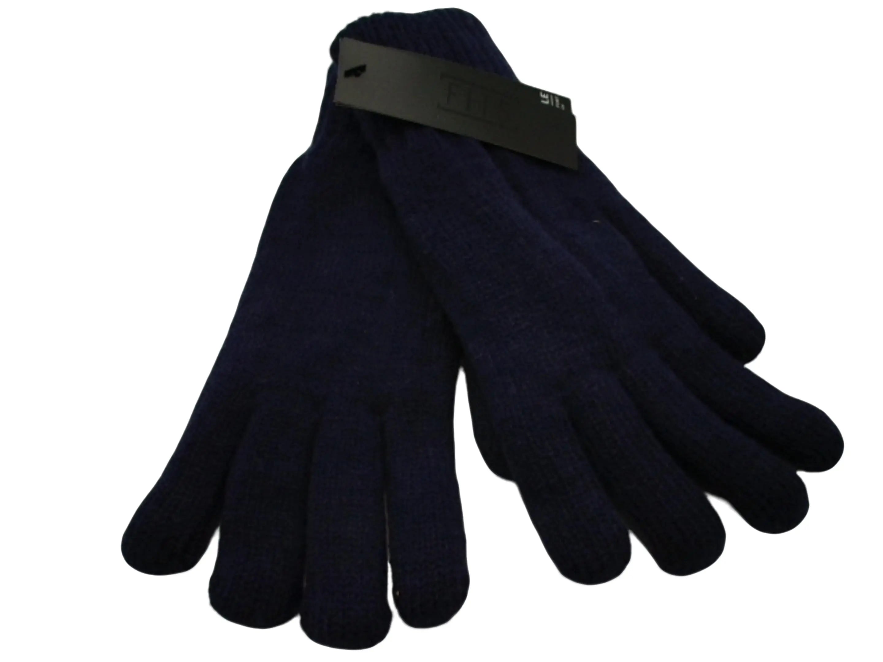 Ladies Gloves Navy Chenille Fits KWDC