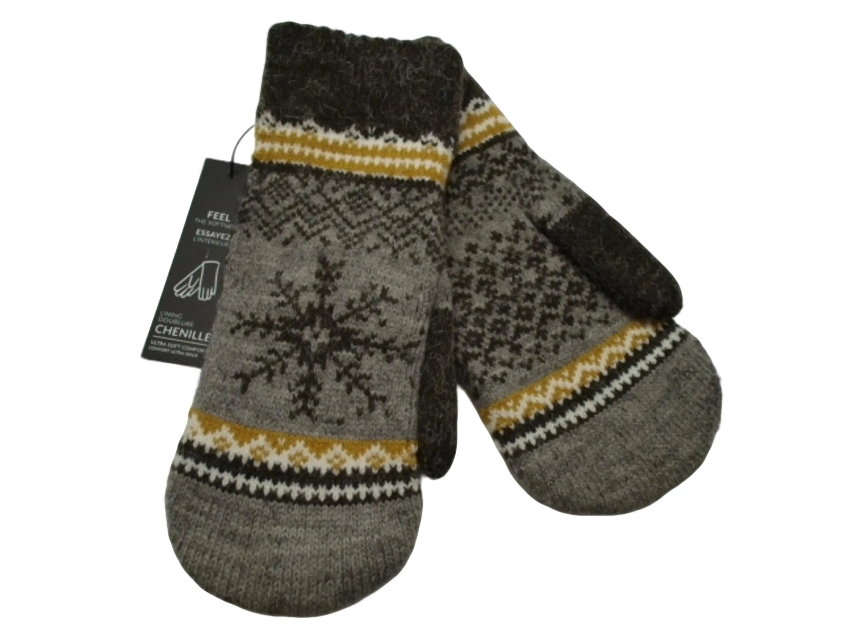 Ladies Mittens Chenille Fits KWDC