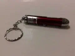 Laser keychain - red MHERMA