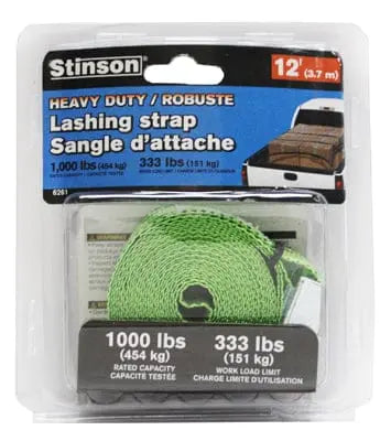 Lashing strap 12 foot 3.7m 1000lb 454kg Stinson Toolway Industries