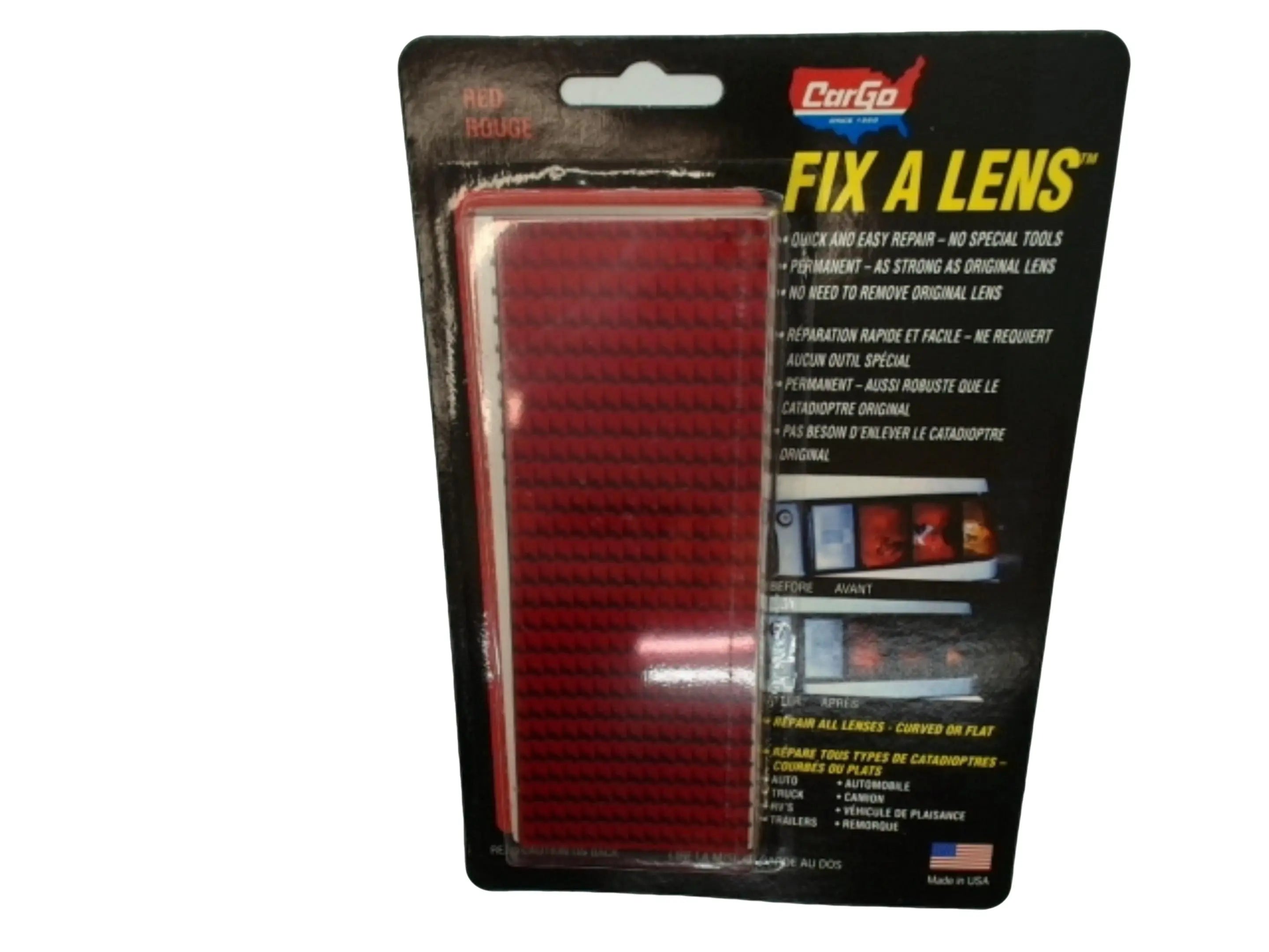 Lens Repair Kit Car Red KWDC