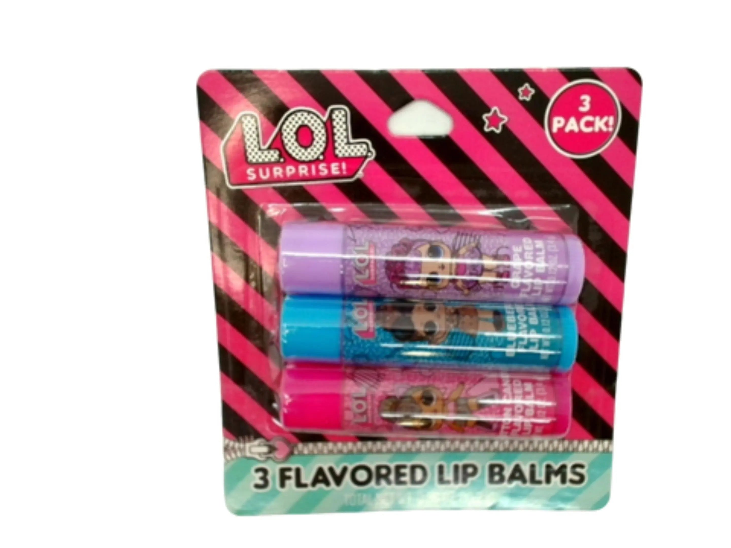 Lol Surprise! Flavored Lip Balm 3pk. KWDC