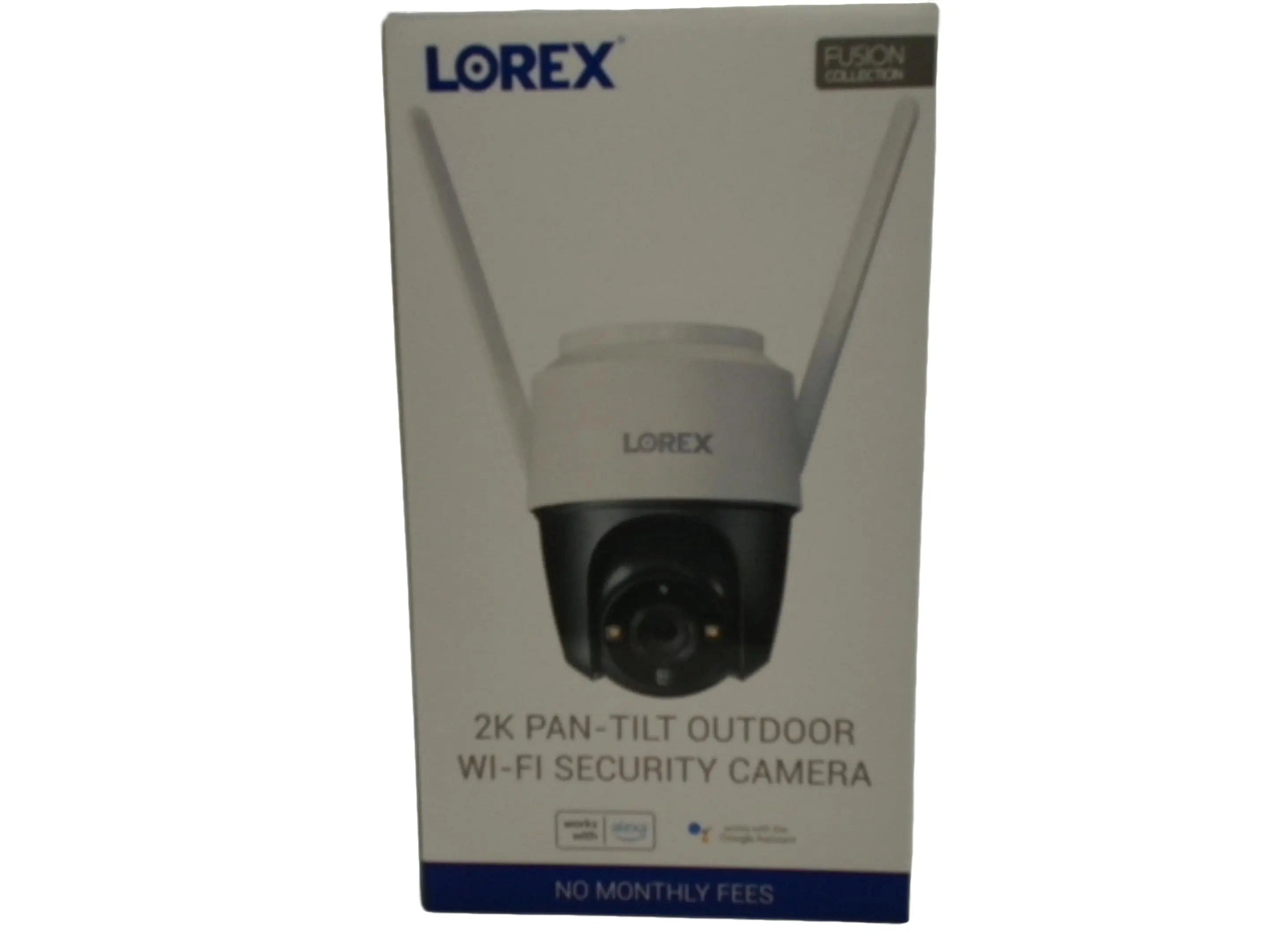 Lorex 2K pan-tilt outdoor wifi security camera - works with Google and Alexa AA Electronics