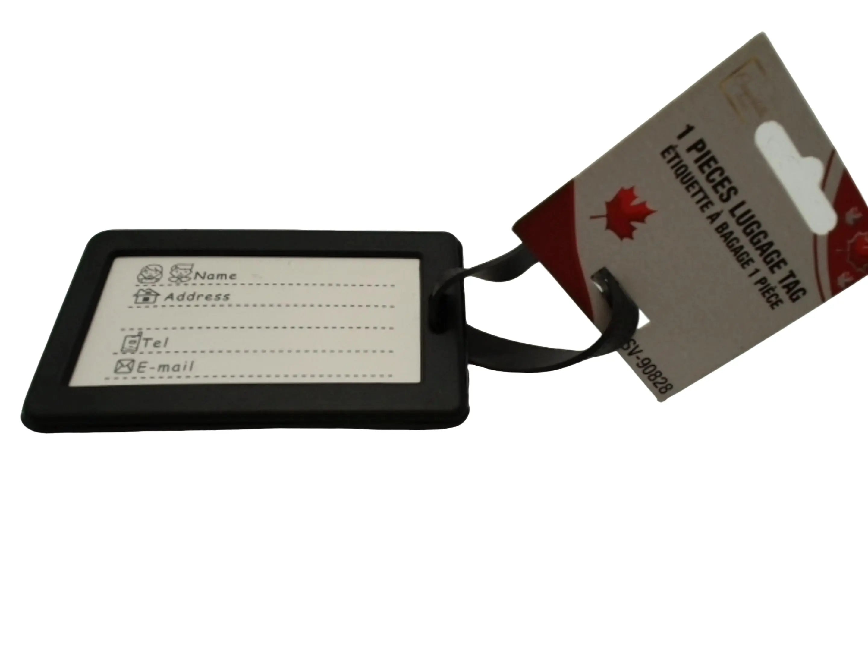 Luggage Tag Plaid Canada KWDC