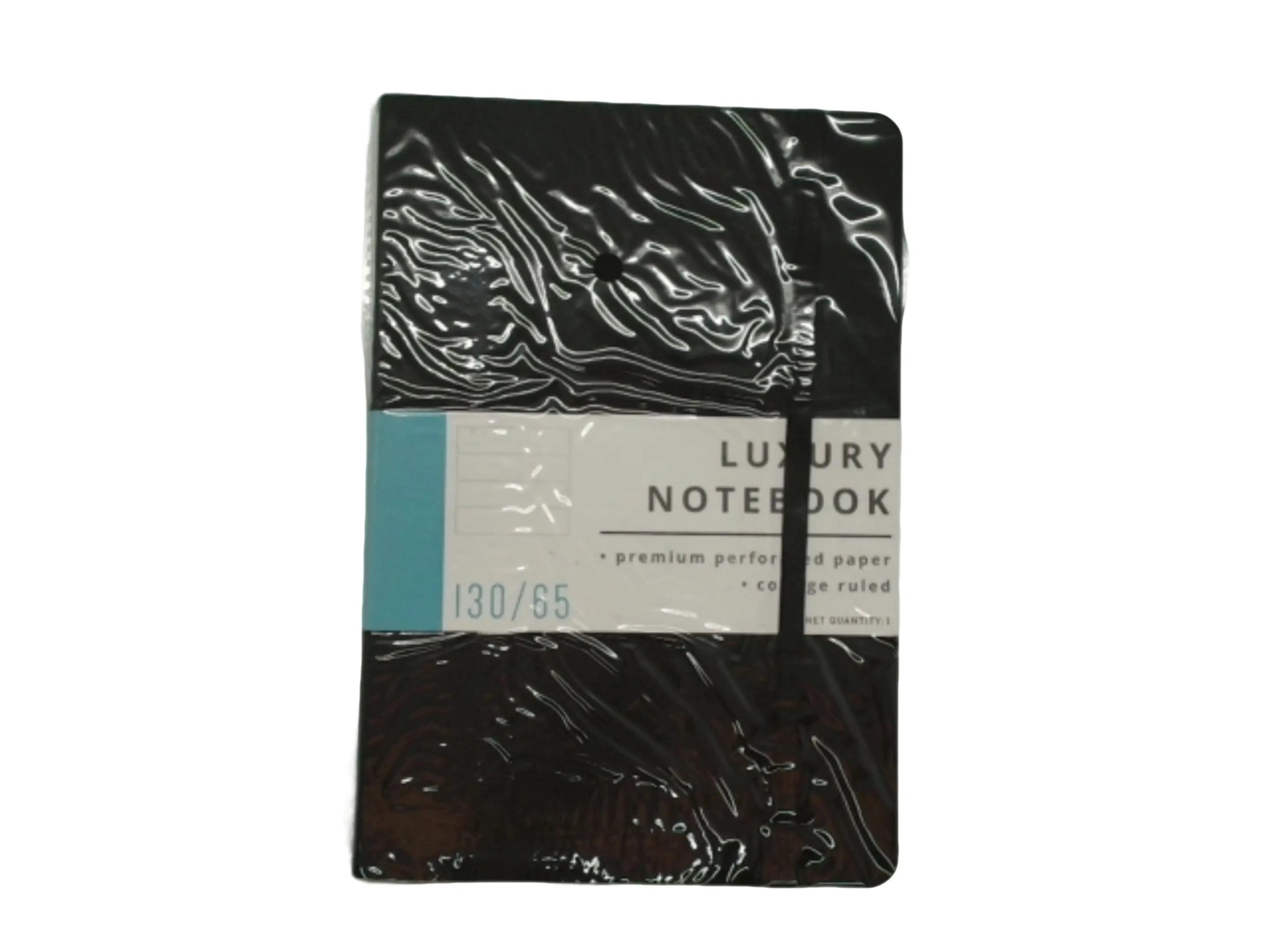 Luxury Notebook Black 5.5" X 8.25" College Ruled KWDC