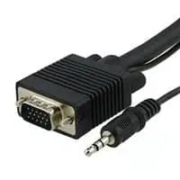 VGA + 3.5mm Cable M/M 10 foot QUADSO