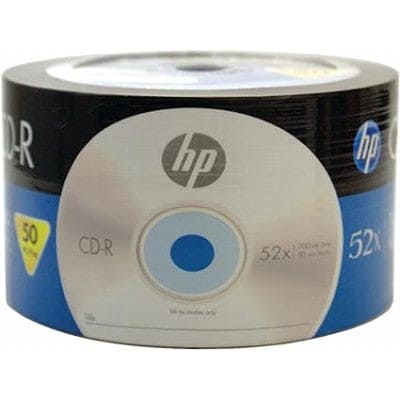 HP 52X CD-R, 50pk OPP - Brantford Surplus