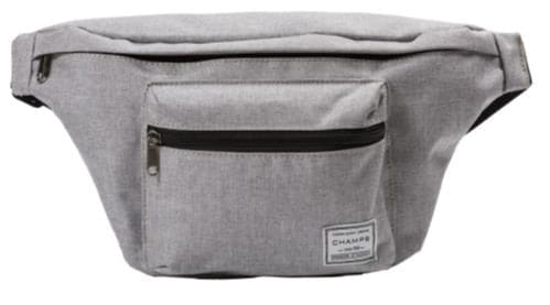Waist pack canvas grey fanny pack adjusts up to 45 inch