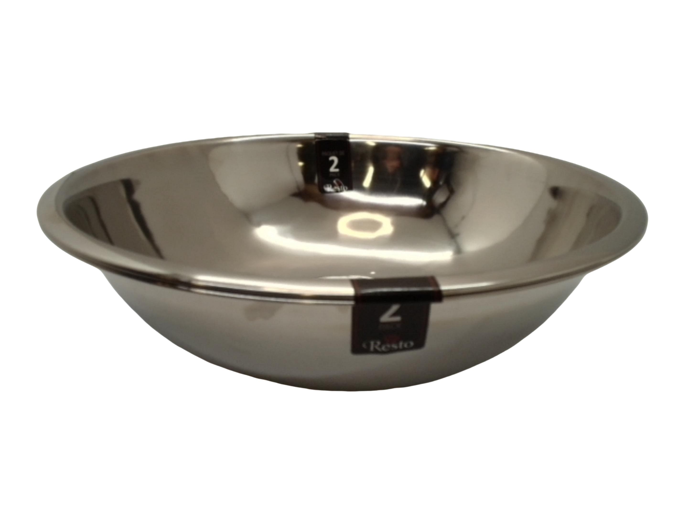 Resto 13.7L stainless steel bowl 2 pack - Brantford Surplus