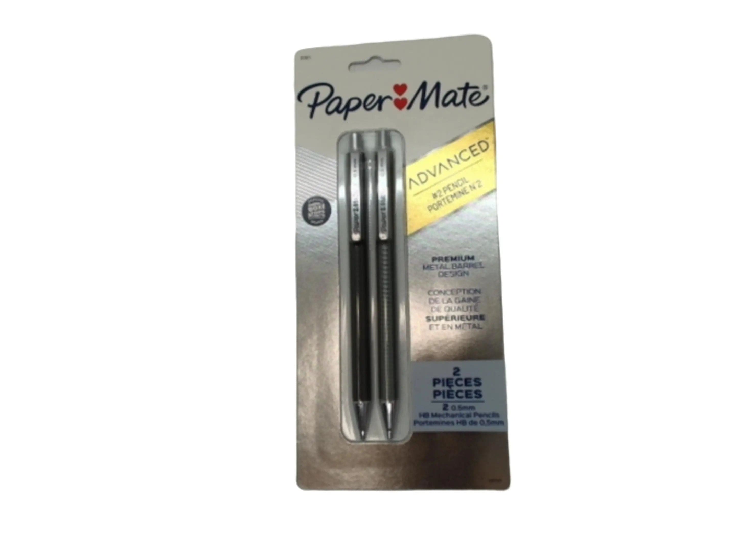 Mechanical Pencil #2 2pk. Premium Metal Barrel Advanced Paper Mate KWDC