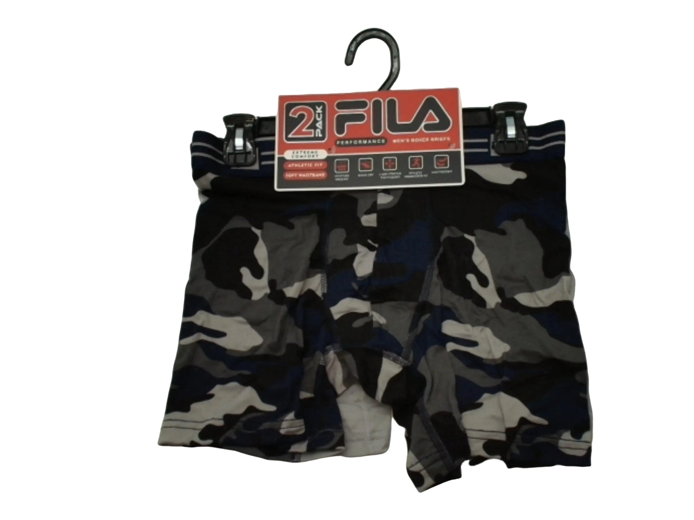 Men's Boxer Briefs 2pk. Medium Fila (ENDCAP) KWDC