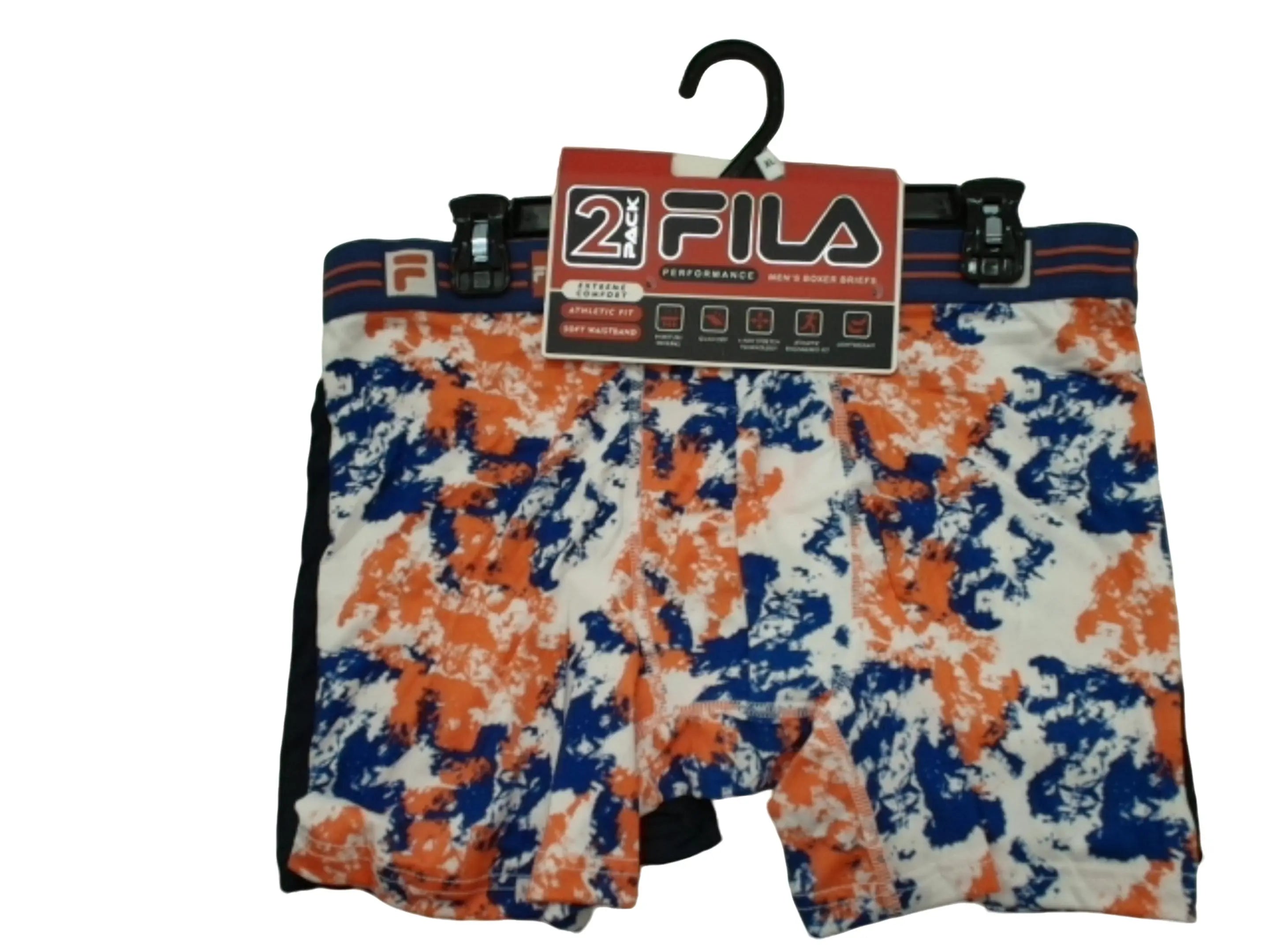 Men's Boxer Briefs 2pk. XL Fila (ENDCAP) KWDC