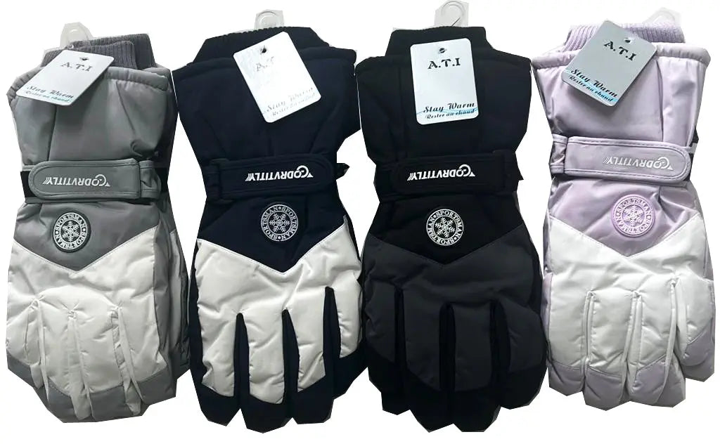 Men's ski gloves - assorted Allied Traders Inc.