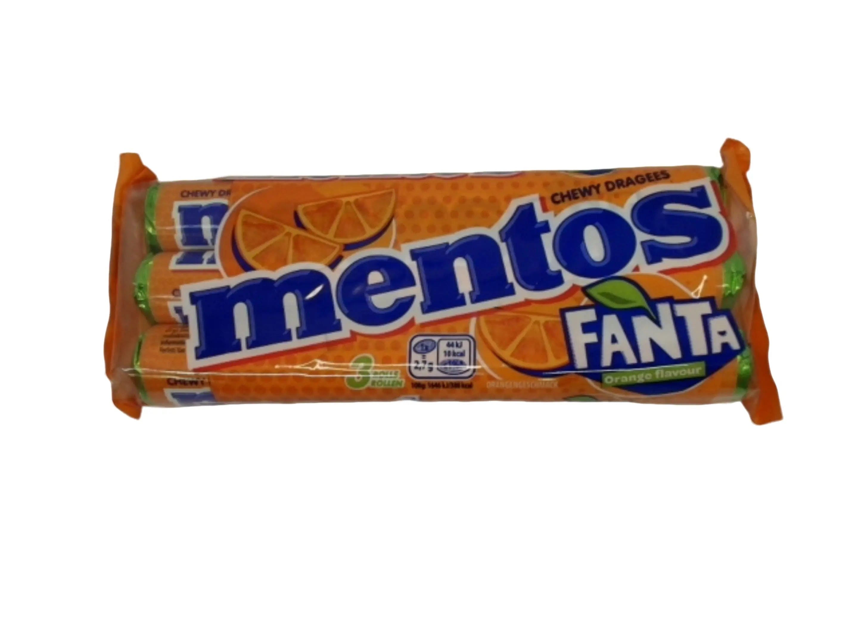 Mentos Fanta Orange 3 Rolls X 37.5g. KWDC