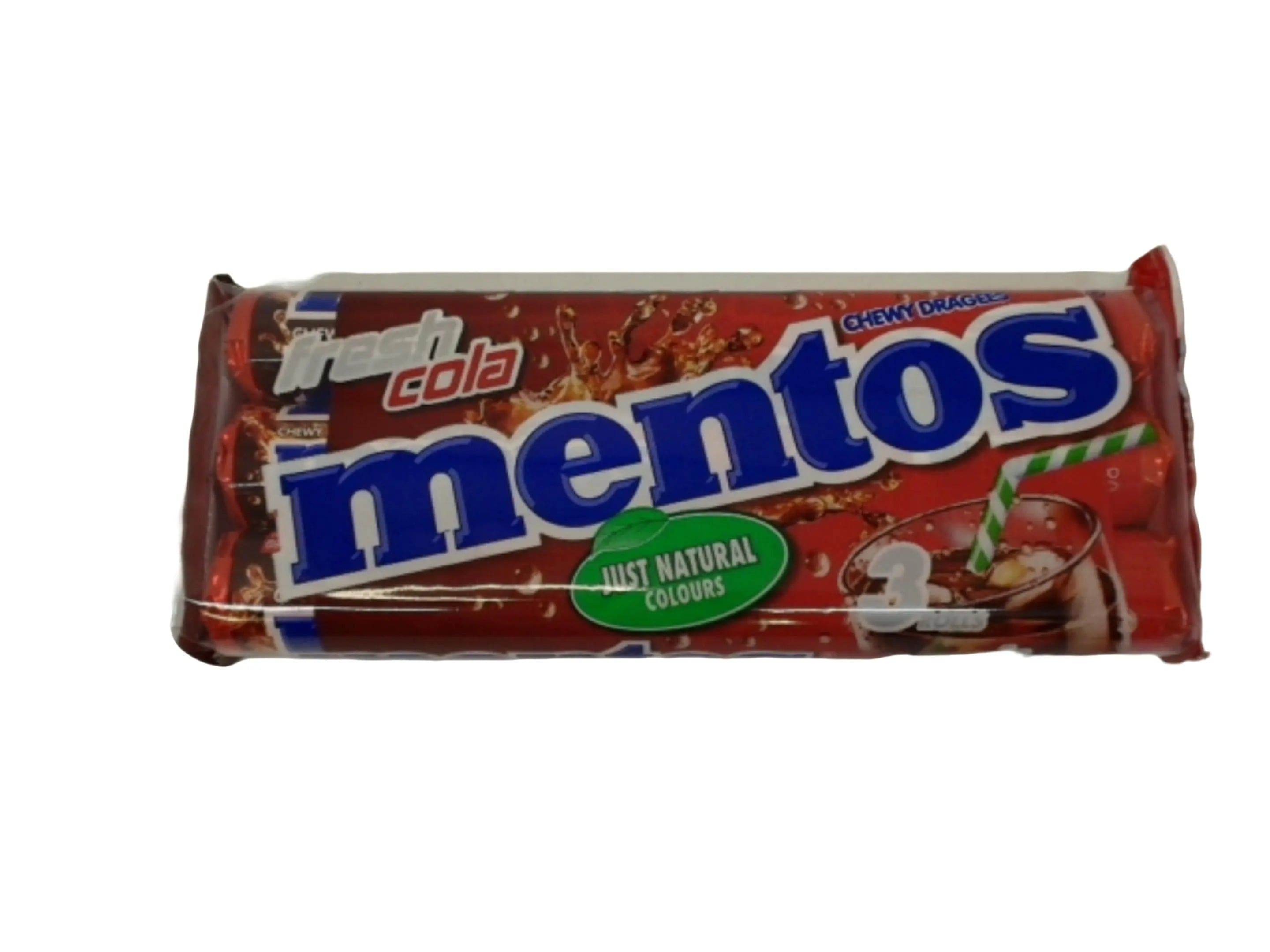 Mentos Fresh Cola 3 Rolls X 37.5g. KWDC