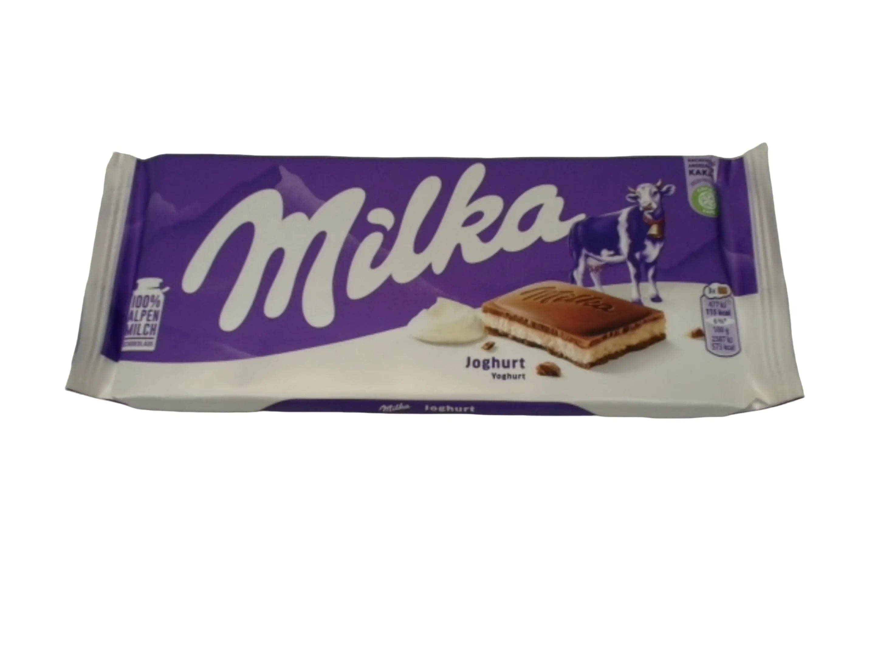 Milka Chocolate Bar Joghurt 100g. KWDC