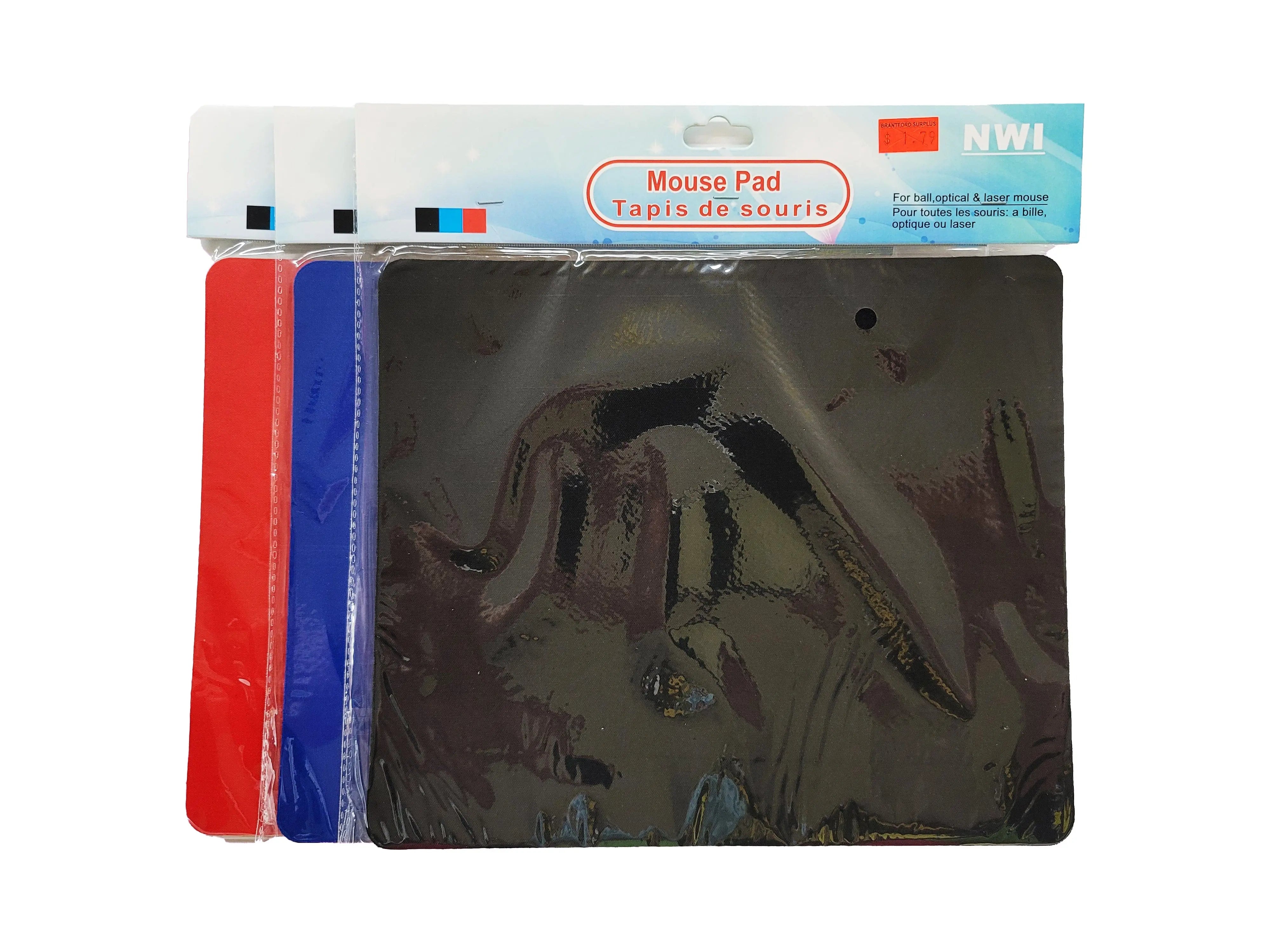 Mouse Pad 9.75"x8.25" Assorted Colours NORTHEAST WHOLESALE INC.