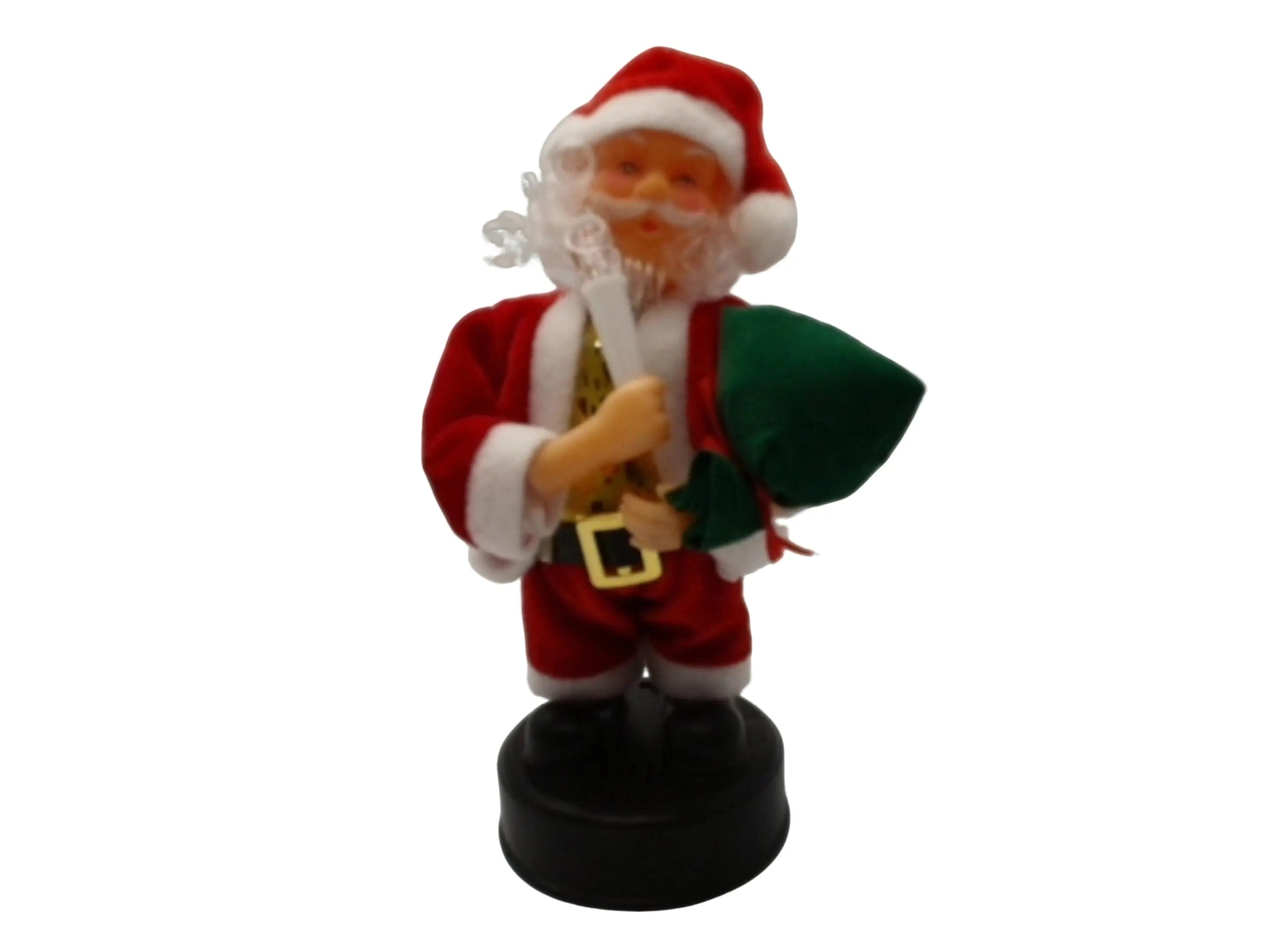 Musical Christmas Moving Figure 10" Santa KWDC